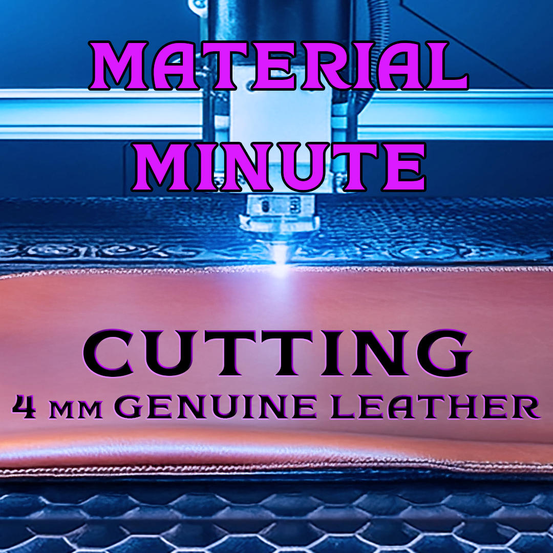 4mm Genuine Leather Cutting Test with Monport Onyx
