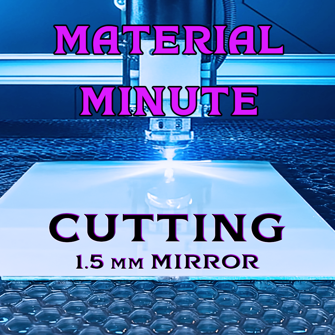 1.5mm Mirror Engraving Test with Monport Onyx