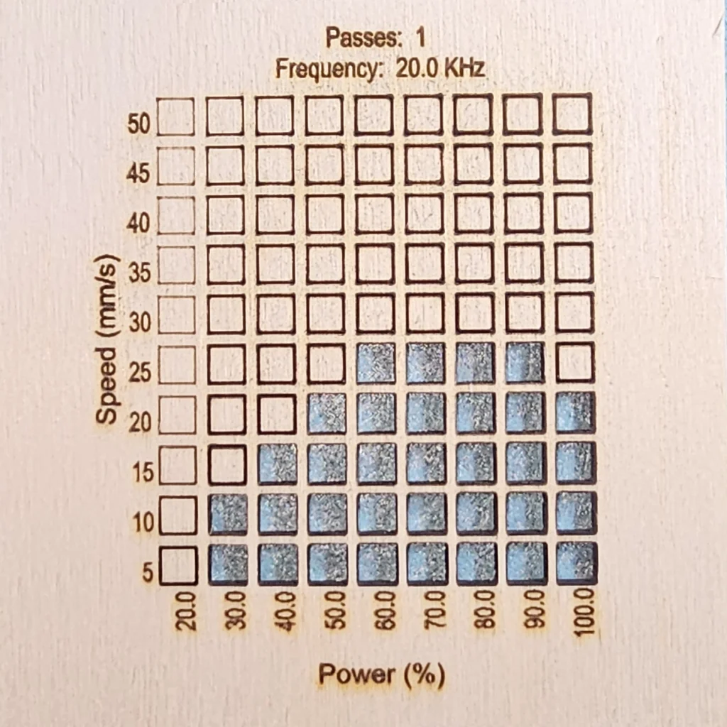 3.175 mm Baltic Birch Plywood Cut Results with Monport Onyx 50W Laser Engraver