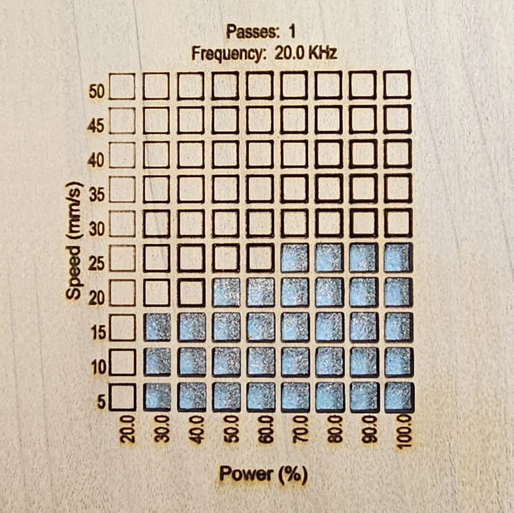3.175 mm Poplar Cut Results with Monport Onyx 50W Laser Engraver