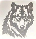 Wolf Mirror Engraving: Stunning Laser Engraving Project with Monport Onyx