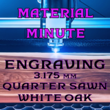 Discover how to Master Quarter Sawn White Oak Laser Engraving!