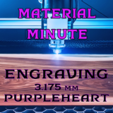 Discover how to Master Purpleheart Laser Engraving!